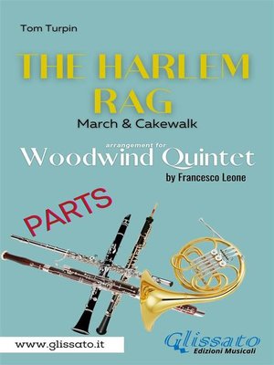 cover image of The Harlem Rag--Woodwind Quintet (parts)